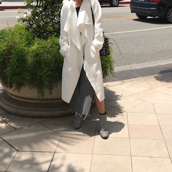 felt waterfall coat